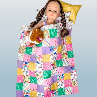 Doll Pinafore + Quilt Free Patterns from BERNINA we all sew