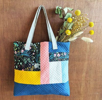 How to Sew an Autumn Flannel Tote Bag