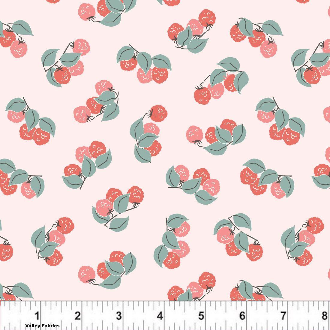 Raspberry Patch Pink organic by Kimberly Morgan – Valley Fabrics