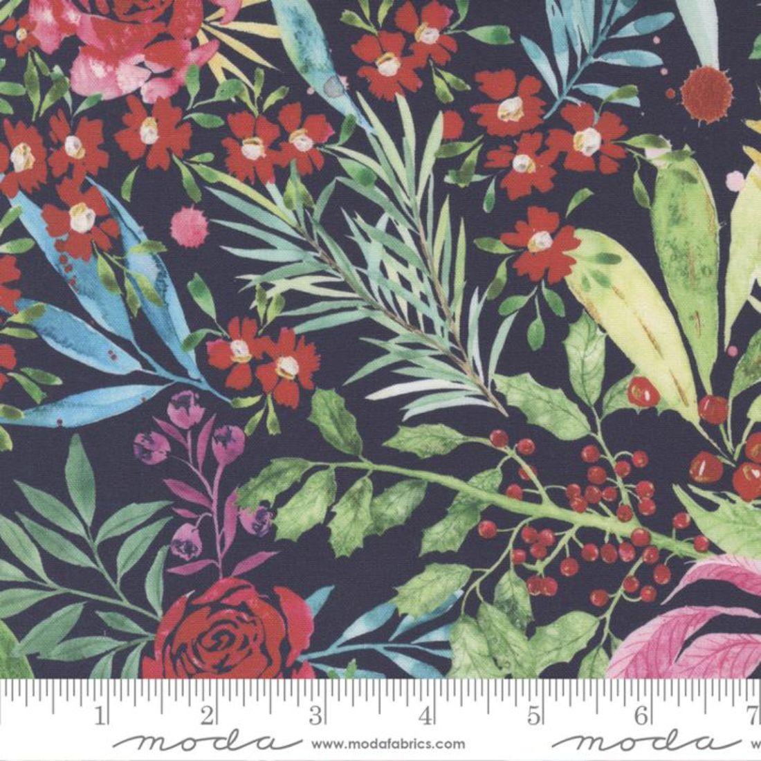 Small Floral Midnight by Create Joy Project – Valley Fabrics
